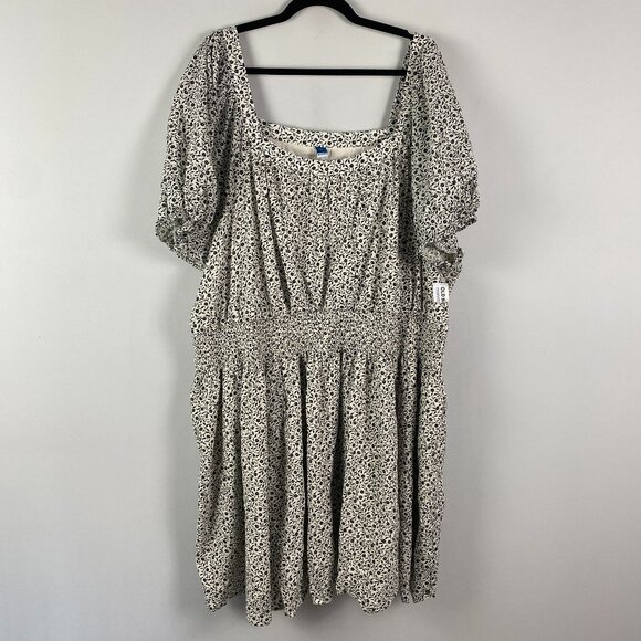 Old Navy Monochrome Floral Mini Dress - Picture 1 of 11